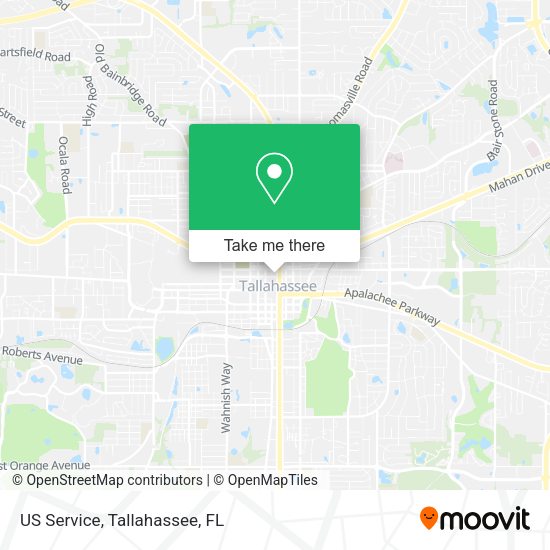 US Service map
