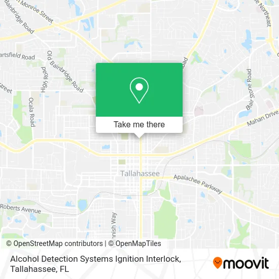 Alcohol Detection Systems Ignition Interlock map