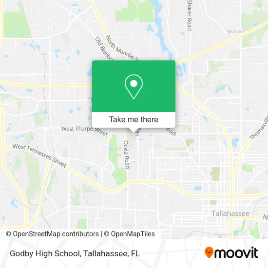 Godby High School map