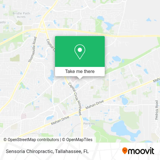 Sensoria Chiropractic map