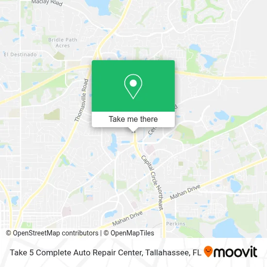 Take 5 Complete Auto Repair Center map