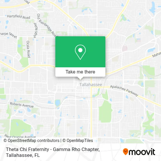 Theta Chi Fraternity - Gamma Rho Chapter map