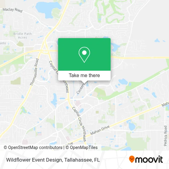 Wildflower Event Design map