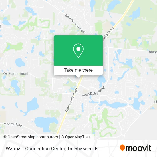 Walmart Connection Center map