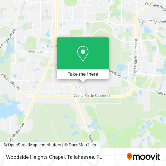 Woodside Heights Chapel map