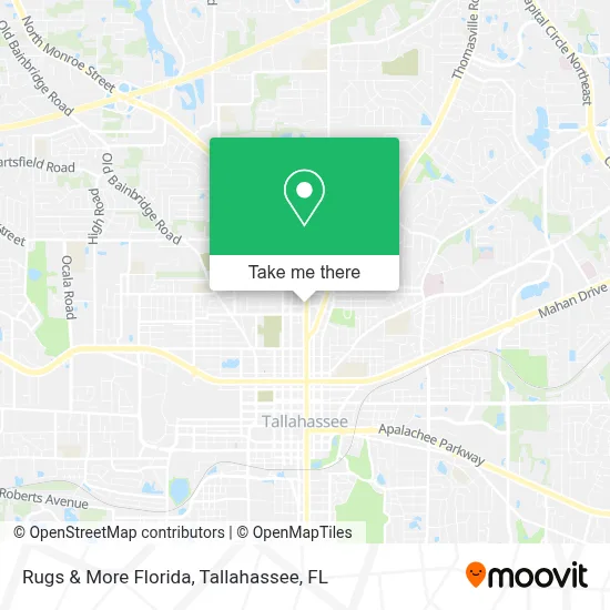 Rugs & More Florida map