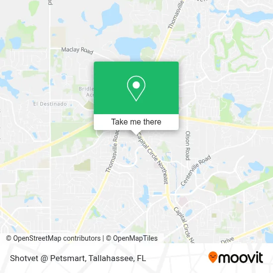 Shotvet @ Petsmart map