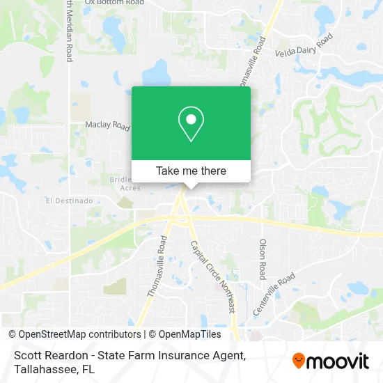 Scott Reardon - State Farm Insurance Agent map