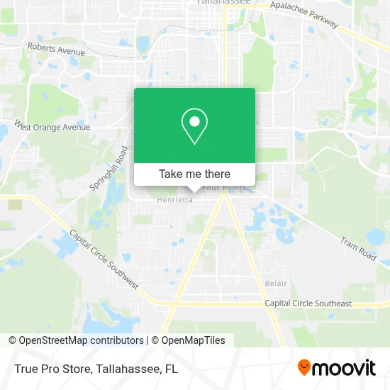 True Pro Store map
