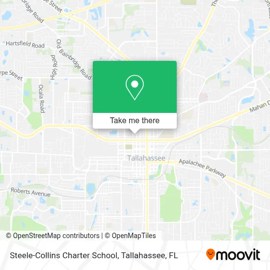 Steele-Collins Charter School map