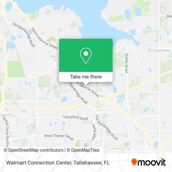 Walmart Connection Center map