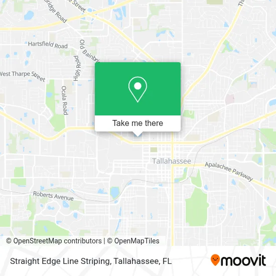 Straight Edge Line Striping map