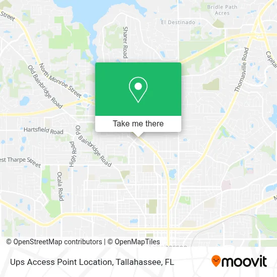 Ups Access Point Location map