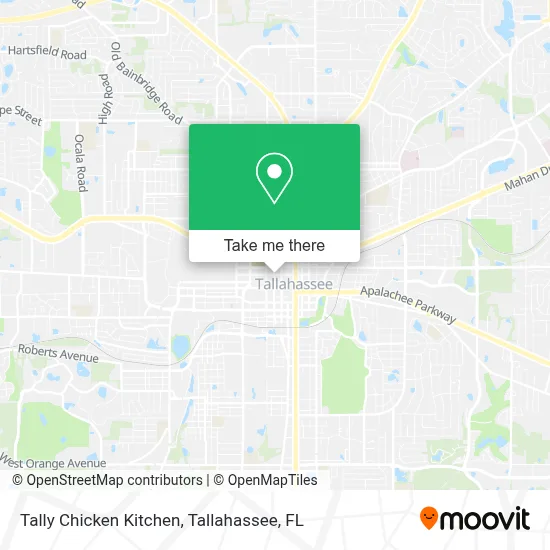 Tally Chicken Kitchen map