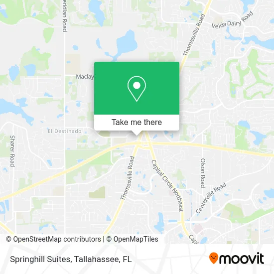 Springhill Suites map