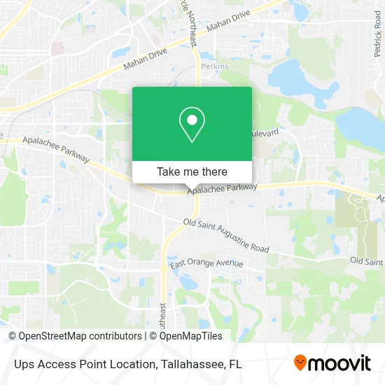 Ups Access Point Location map