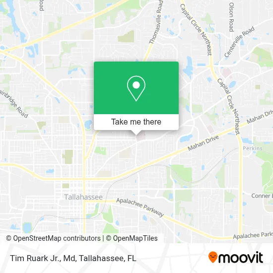 Tim Ruark Jr., Md map