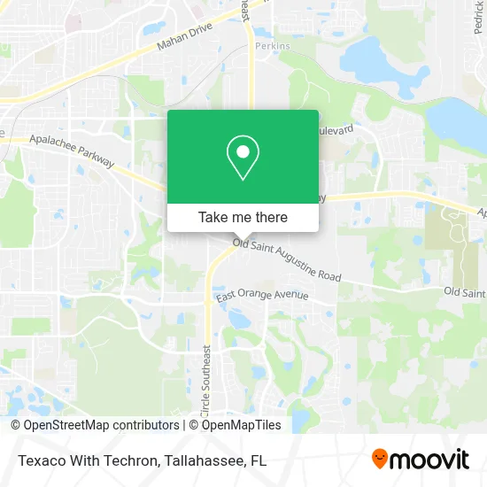 Texaco With Techron map
