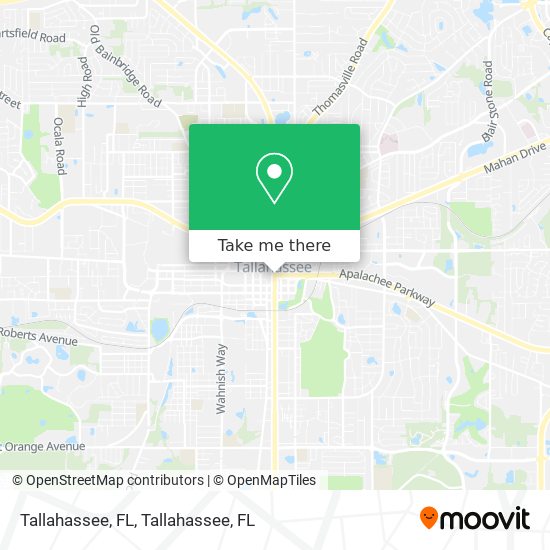 Tallahassee, FL map