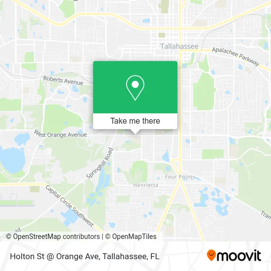 Holton St @ Orange Ave map