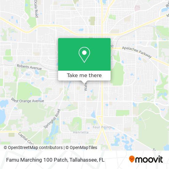 Famu Marching 100 Patch map