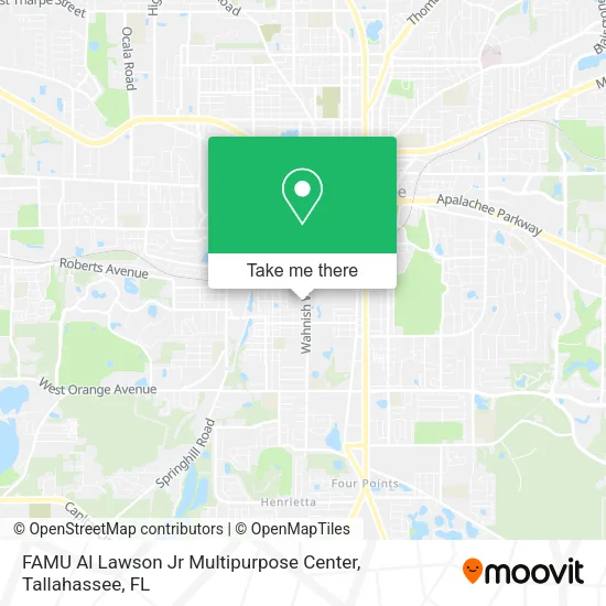FAMU Al Lawson Jr Multipurpose Center map