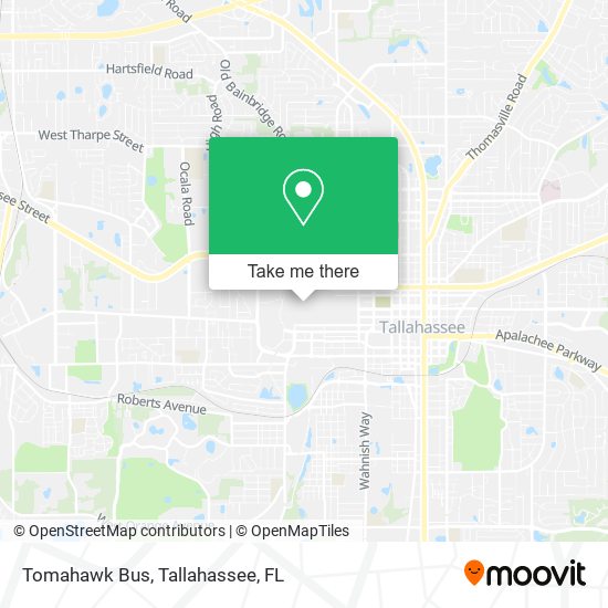 Mapa de Tomahawk Bus
