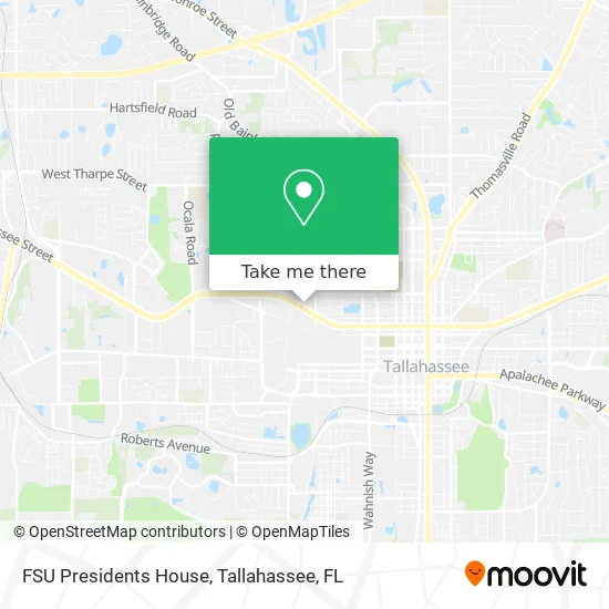 Psychology Fsu Academic Map How To Get To Fsu Presidents House In Tallahassee By Bus?