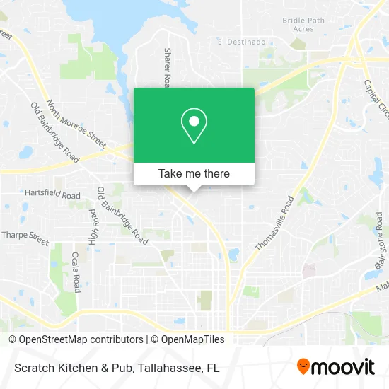 Scratch Kitchen & Pub map