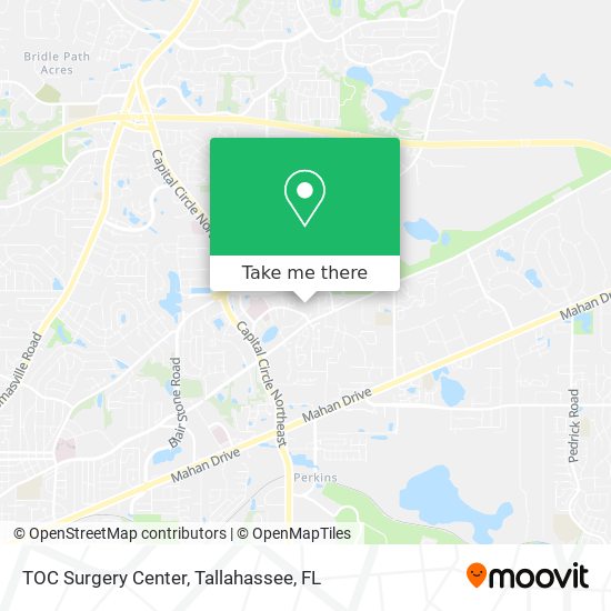 TOC Surgery Center map