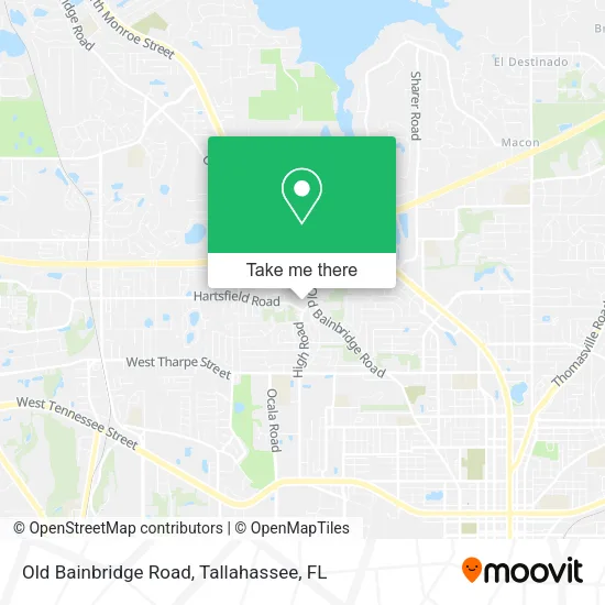 Old Bainbridge Road map