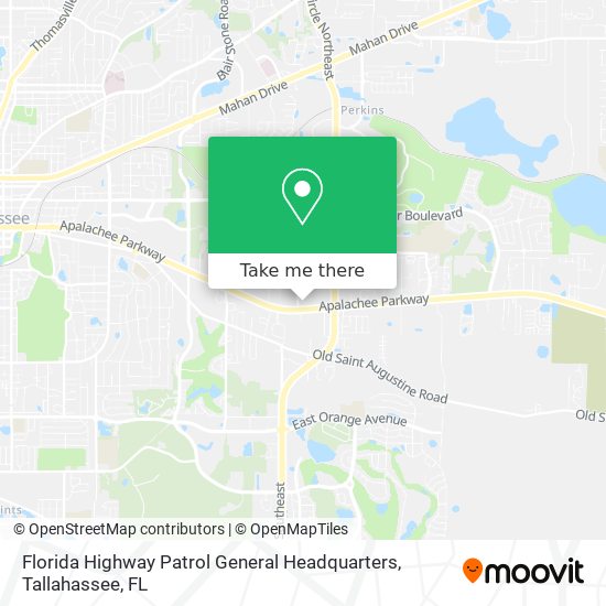 Florida Highway Patrol General Headquarters map
