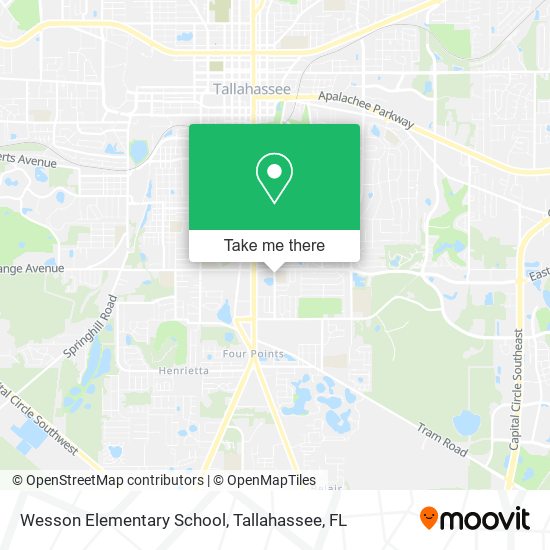 Wesson Elementary School map