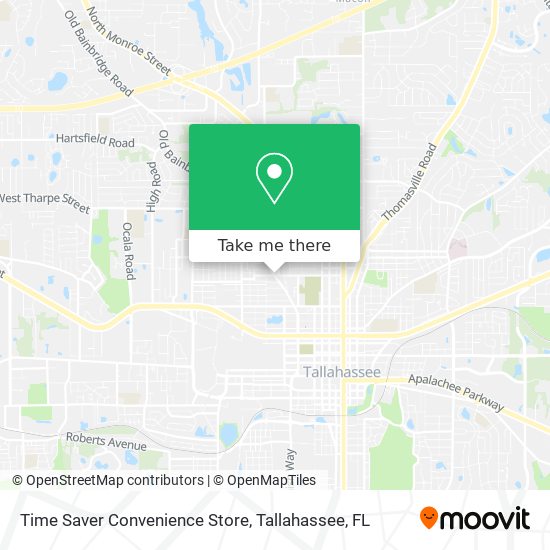 Mapa de Time Saver Convenience Store