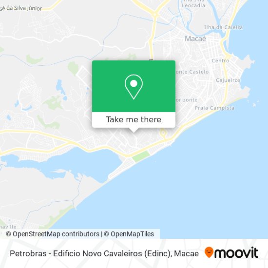 Petrobras - Edificio Novo Cavaleiros (Edinc) map