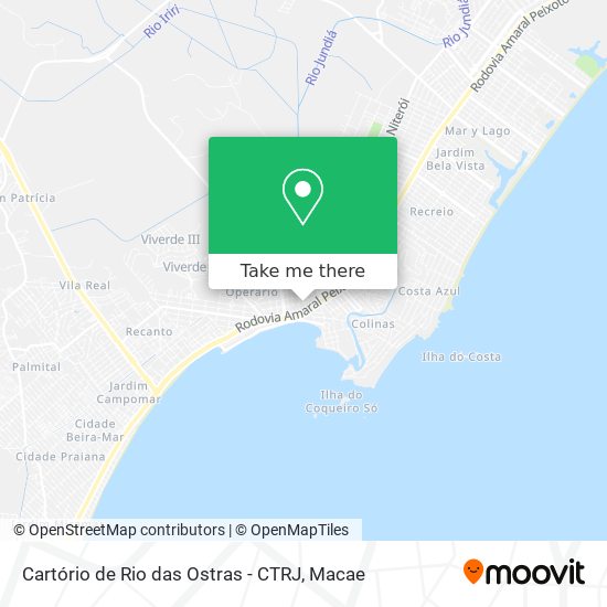 Cartório de Rio das Ostras - CTRJ map
