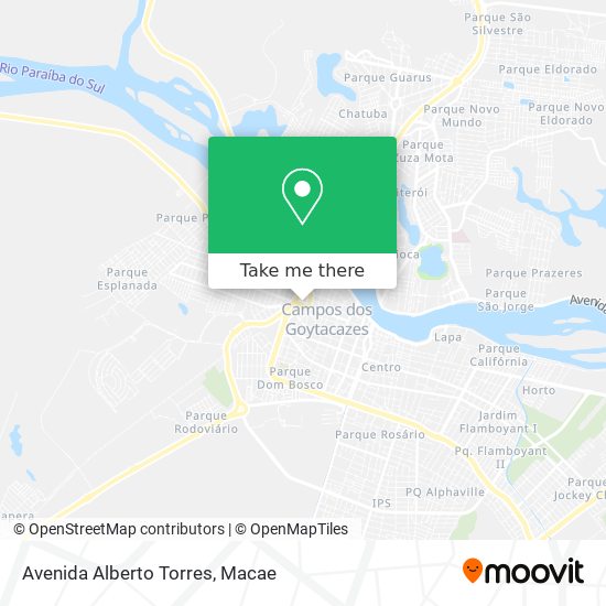 Avenida Alberto Torres map