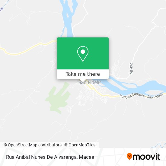 Rua Anibal Nunes De Alvarenga map