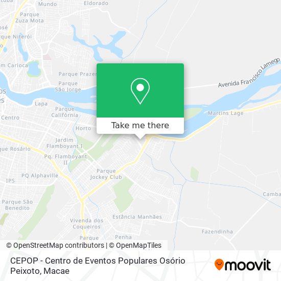 CEPOP - Centro de Eventos Populares Osório Peixoto map