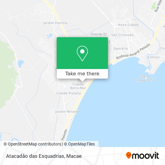 Atacadåo das Esquadrias map