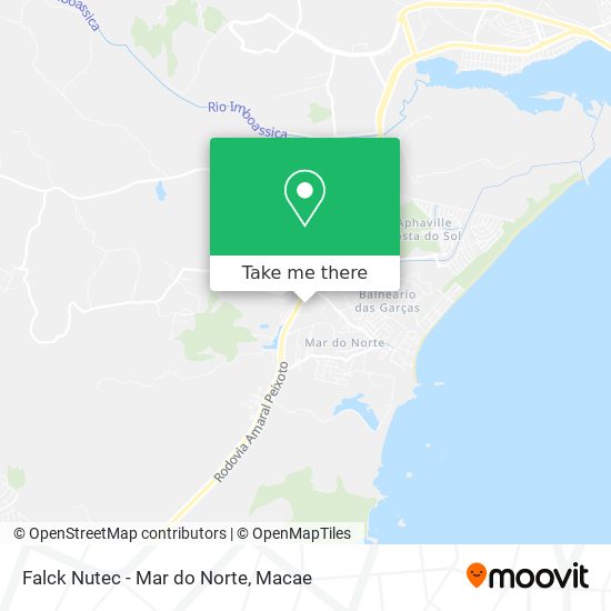Falck Nutec - Mar do Norte map