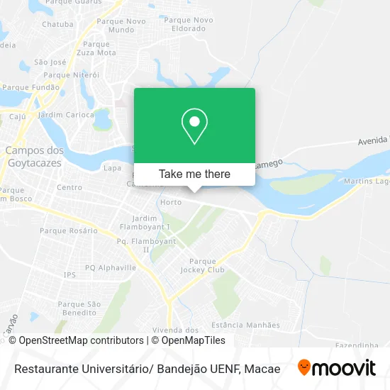Restaurante Universitário/ Bandejão UENF map