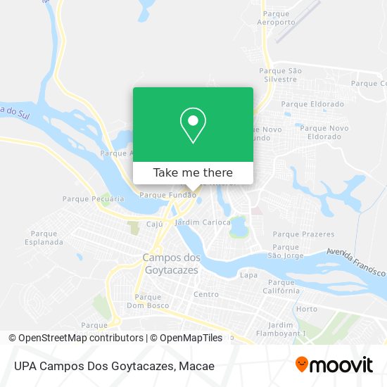 UPA Campos Dos Goytacazes map