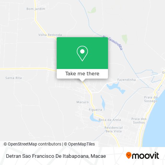Detran Sao Francisco De Itabapoana map