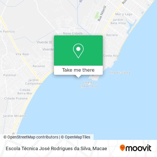Escola Técnica José Rodrigues da Silva map
