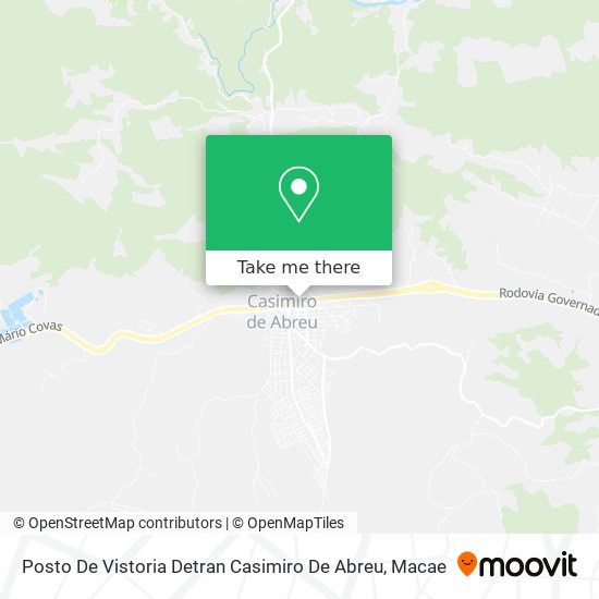 Posto De Vistoria Detran Casimiro De Abreu map