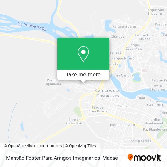 Mansão Foster Para Amigos Imaginarios map
