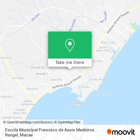 Escola Municipal Francisco de Assis Medeiros Rangel map