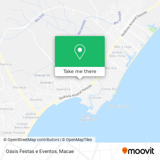 Oásis Festas e Eventos map