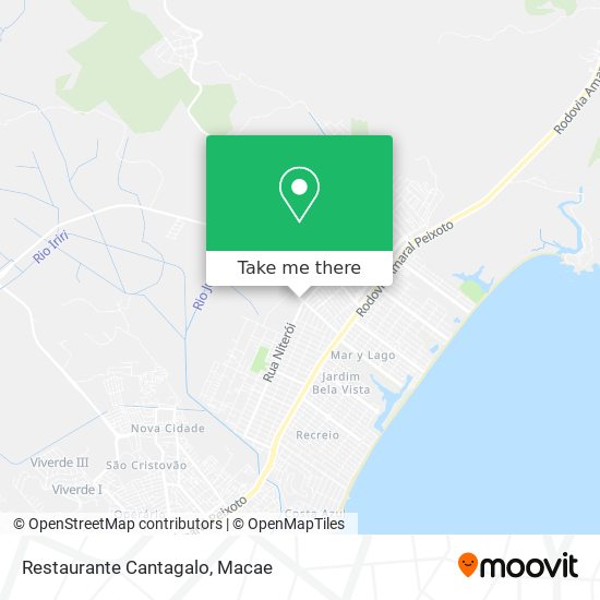 Restaurante Cantagalo map